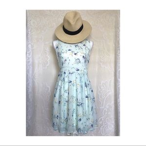 Lovestruck open back babydoll dress S